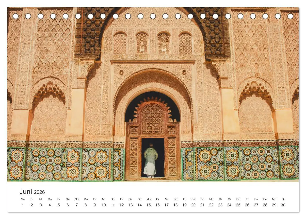 Bild: 9783457718766 | Das farbenfrohe Marokko (Tischkalender 2026 DIN A5 quer), CALVENDO...