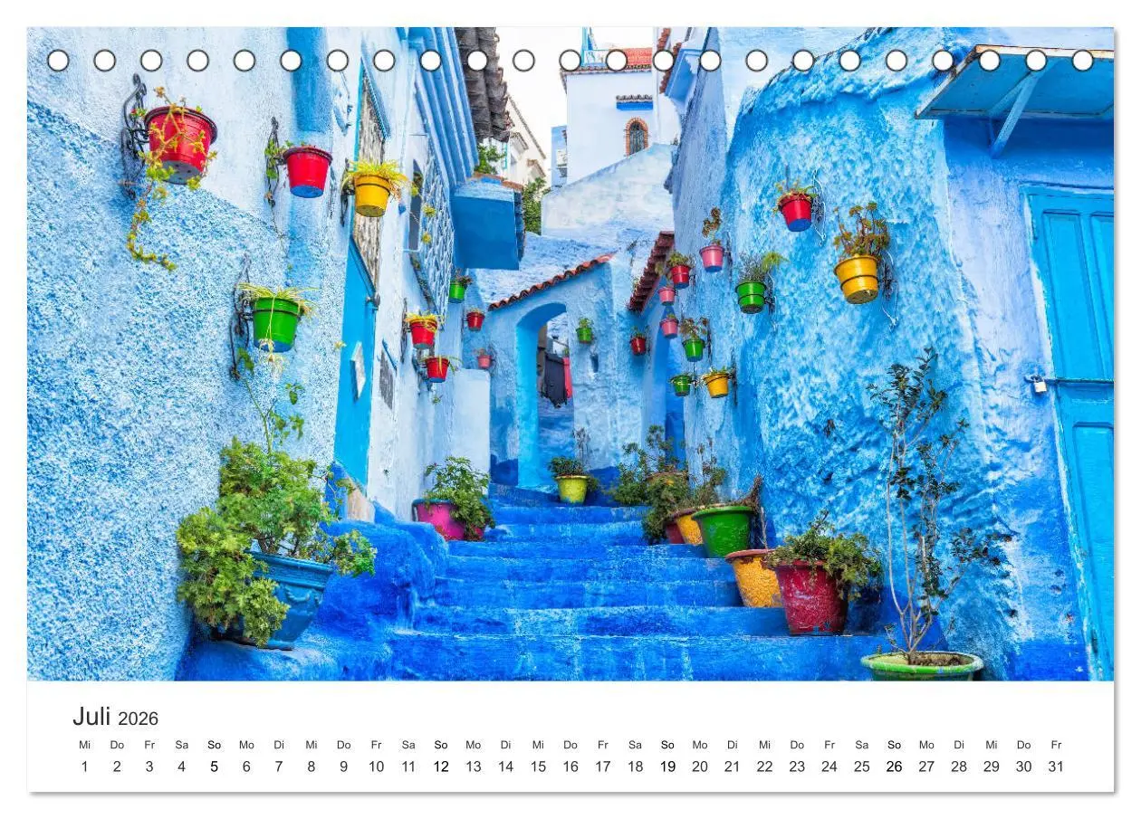 Bild: 9783457718766 | Das farbenfrohe Marokko (Tischkalender 2026 DIN A5 quer), CALVENDO...