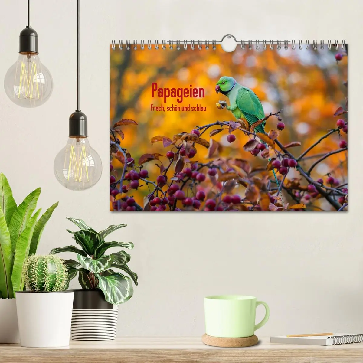 Bild: 9783457958766 | Papageien - Frech, schön und schlau (Wandkalender 2026 DIN A4...