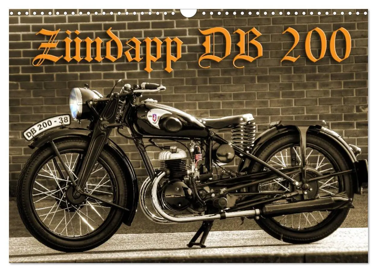 Cover: 9783516048766 | Zündapp DB 200 (Wandkalender 2026 DIN A3 quer), CALVENDO...
