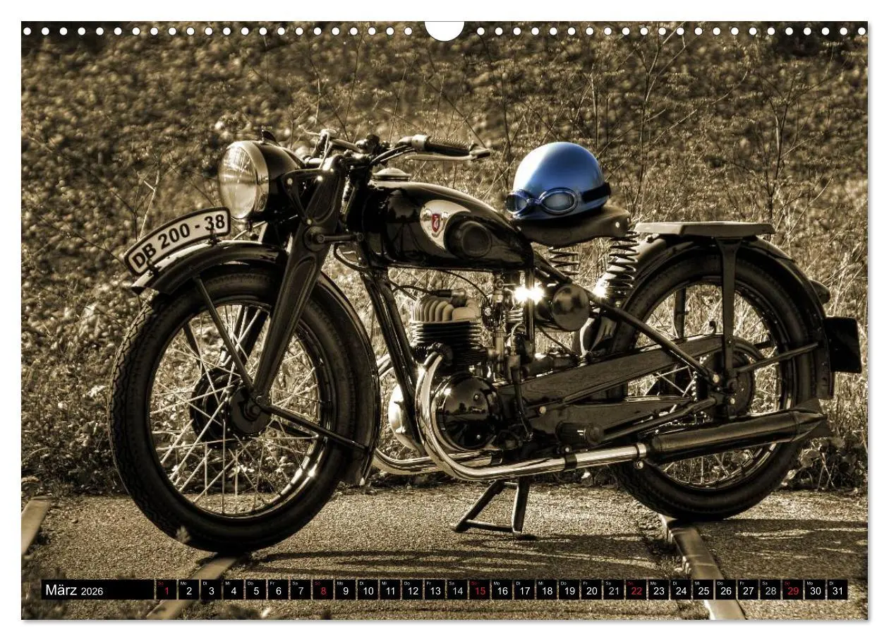 Bild: 9783516048766 | Zündapp DB 200 (Wandkalender 2026 DIN A3 quer), CALVENDO...