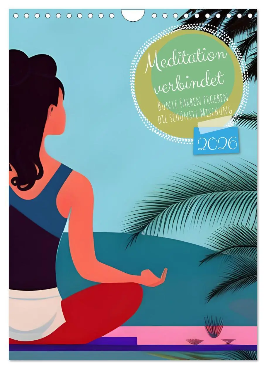 Cover: 9783516598766 | Meditation verbindet (Wandkalender 2026 DIN A4 hoch), CALVENDO...