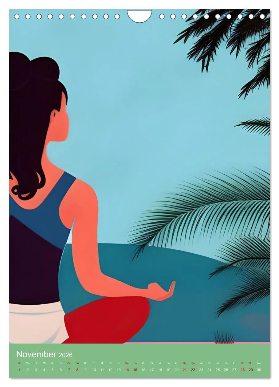 Bild: 9783516598766 | Meditation verbindet (Wandkalender 2026 DIN A4 hoch), CALVENDO...