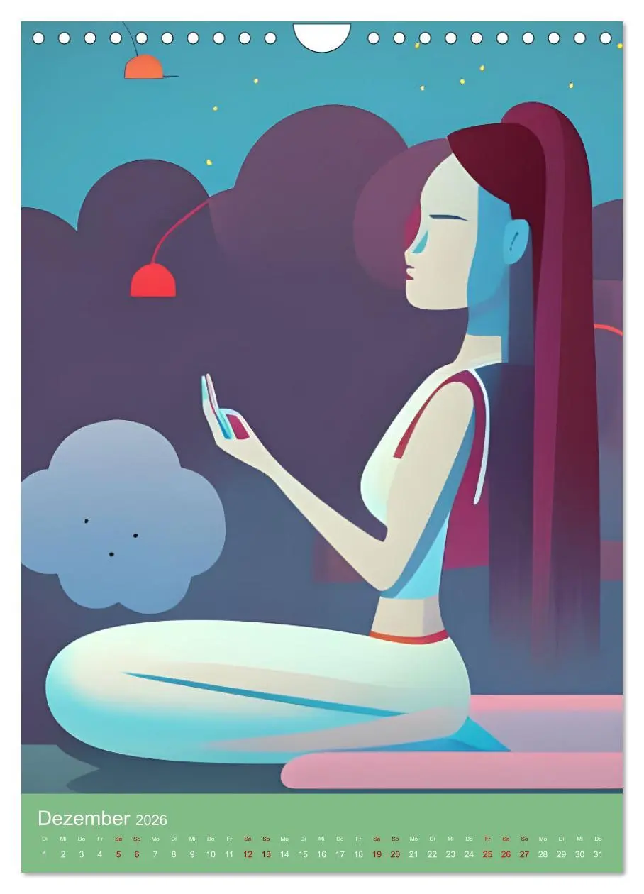 Bild: 9783516598766 | Meditation verbindet (Wandkalender 2026 DIN A4 hoch), CALVENDO...