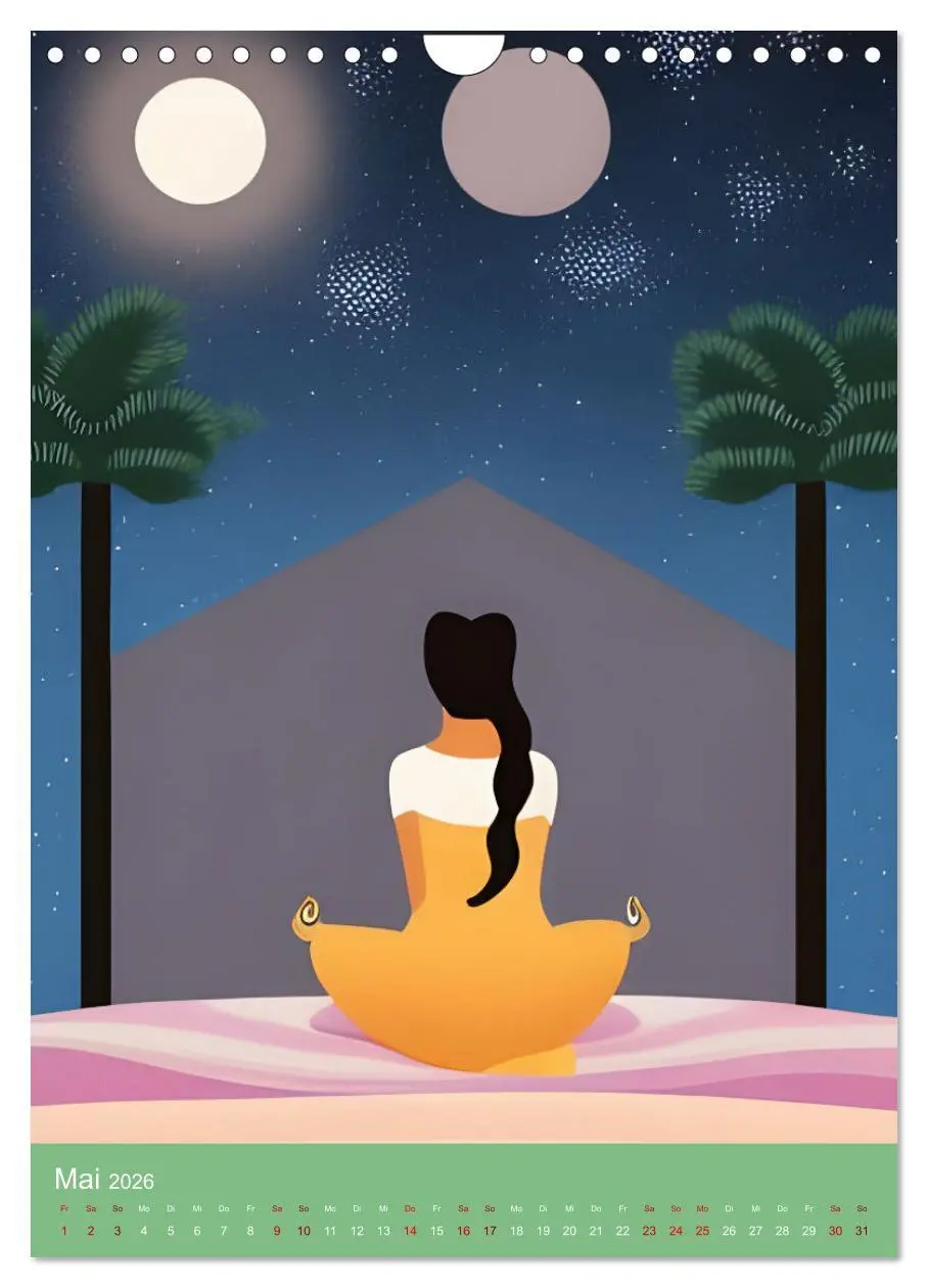 Bild: 9783516598766 | Meditation verbindet (Wandkalender 2026 DIN A4 hoch), CALVENDO...
