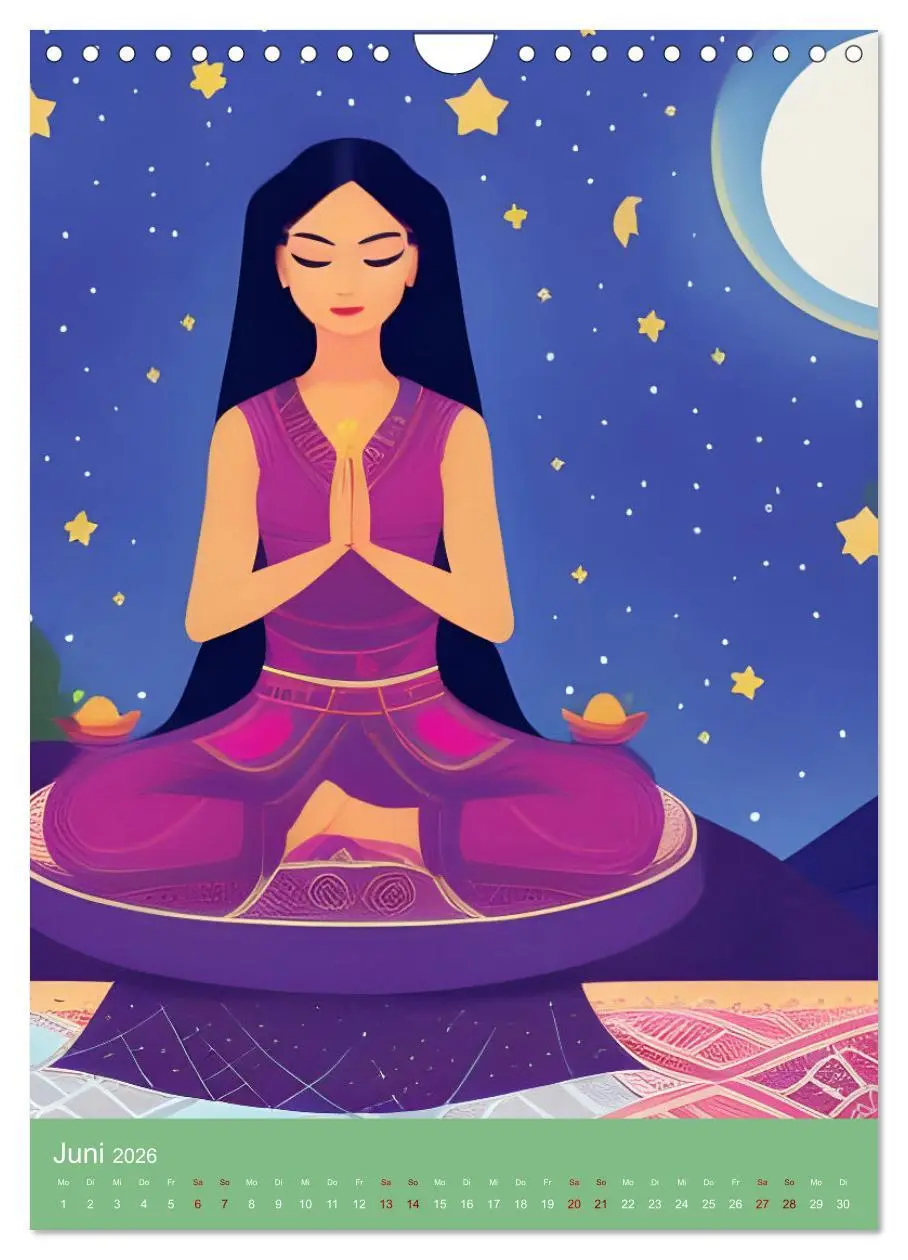 Bild: 9783516598766 | Meditation verbindet (Wandkalender 2026 DIN A4 hoch), CALVENDO...