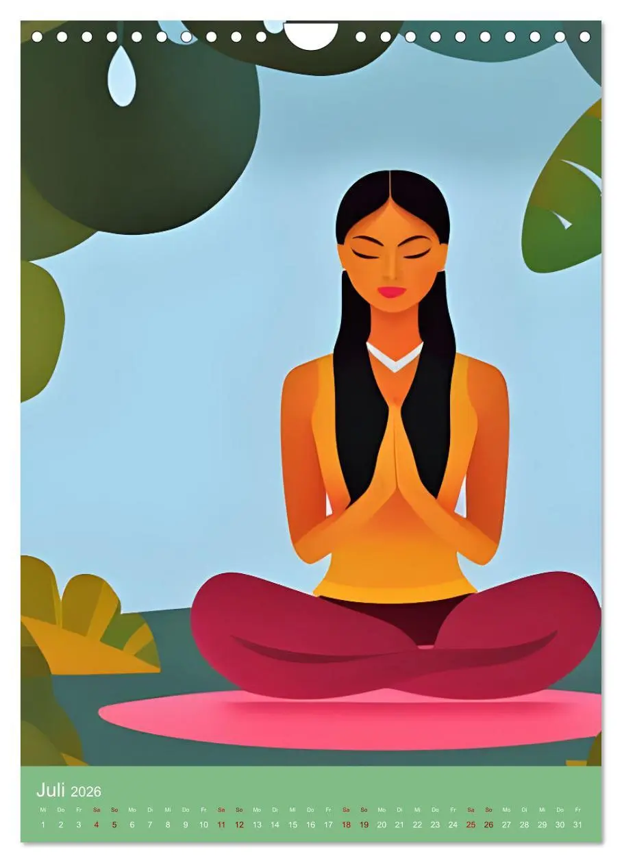 Bild: 9783516598766 | Meditation verbindet (Wandkalender 2026 DIN A4 hoch), CALVENDO...