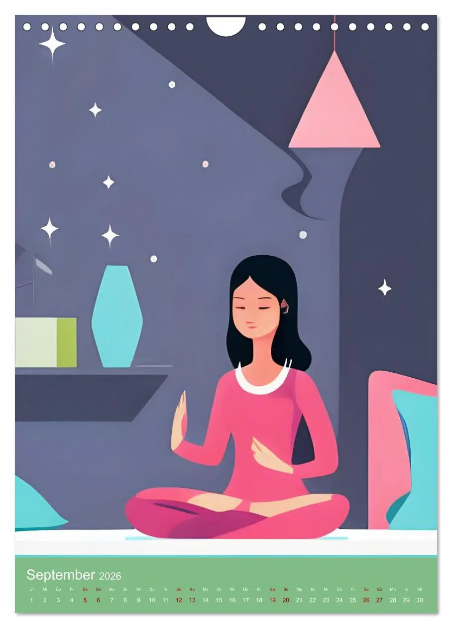 Bild: 9783516598766 | Meditation verbindet (Wandkalender 2026 DIN A4 hoch), CALVENDO...