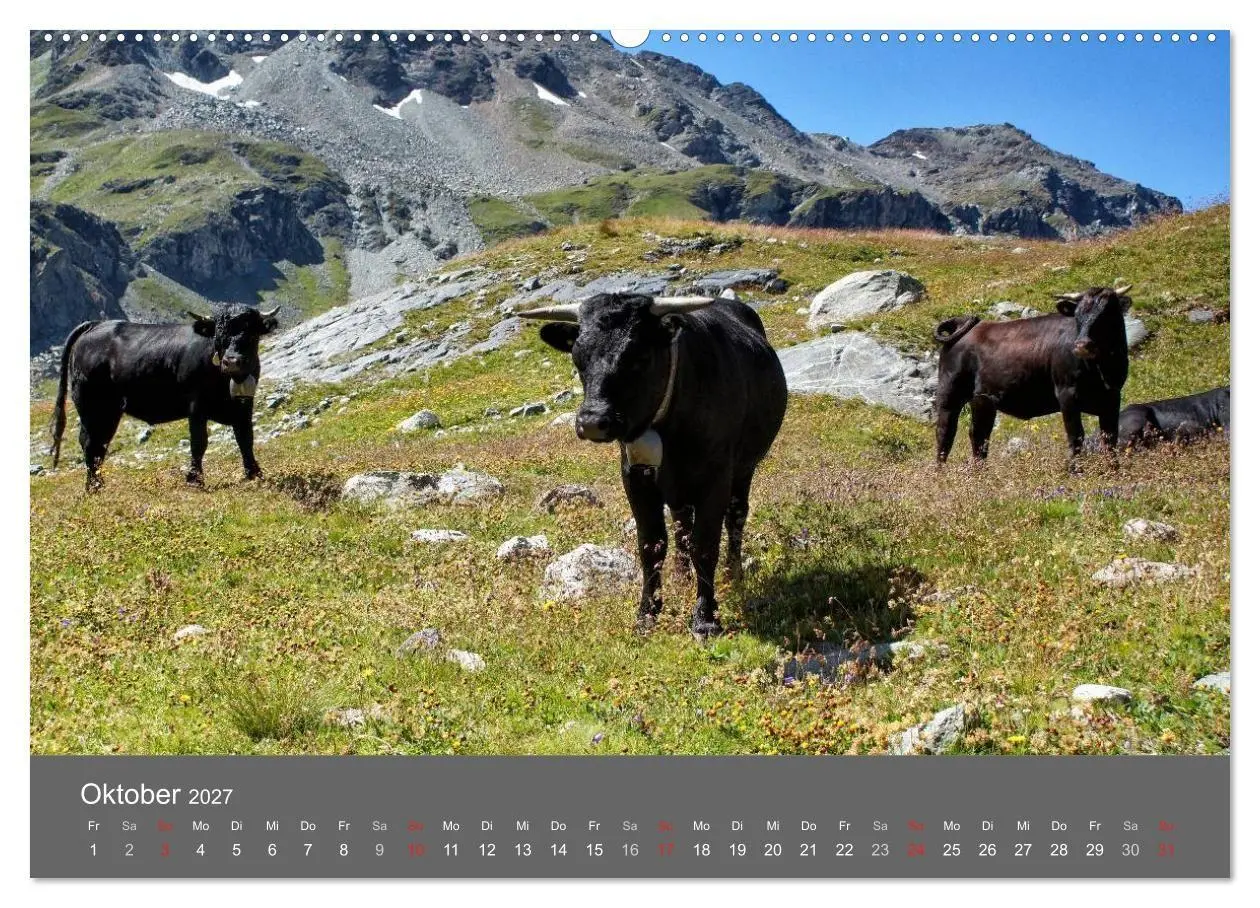 Bild: 9783594028766 | Wallis. Perle der Schweiz (hochwertiger Premium Wandkalender 2027...