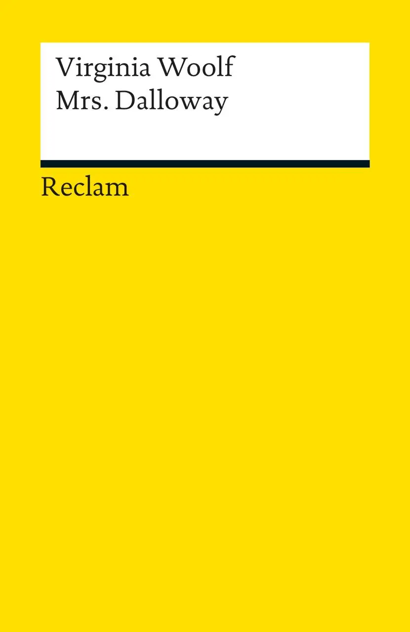 Cover: 9783150188866 | Mrs. Dalloway | Virginia Woolf | Taschenbuch | 231 S. | Deutsch | 2012