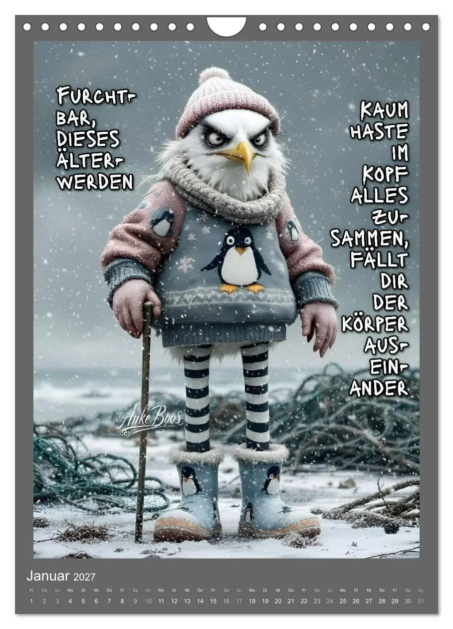 Bild: 9783594258866 | Böse Möwen - gestorben wird später (Wandkalender 2027 DIN A4 hoch),...