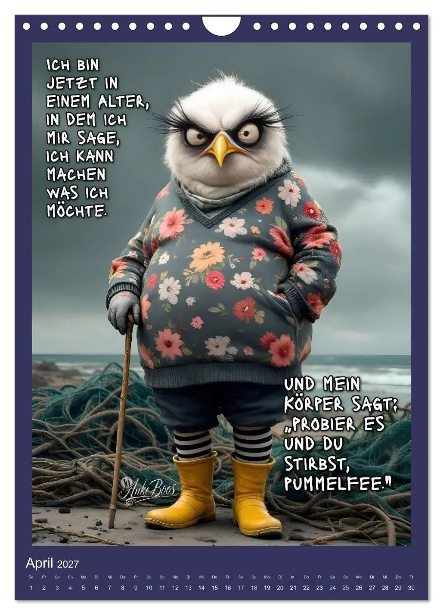 Bild: 9783594258866 | Böse Möwen - gestorben wird später (Wandkalender 2027 DIN A4 hoch),...