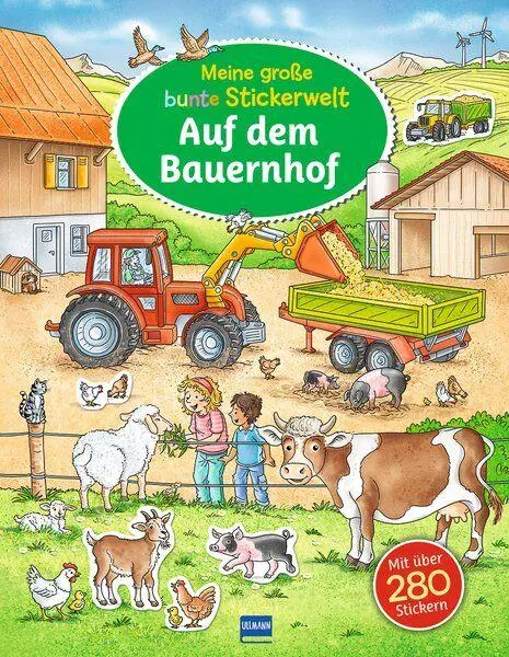 Cover: 9783741528866 | Meine große bunte Stickerwelt - Auf dem Bauernhof | Verlag | Buch