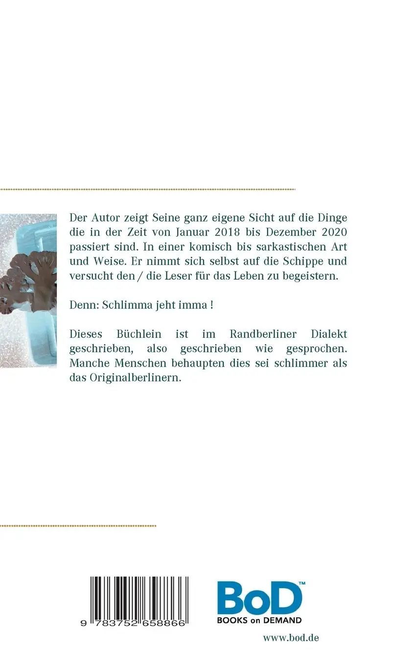 Rückseite: 9783752658866 | MS mein Leben mit Kacke am Schuh | Ick hasse Aquajogging | Draws