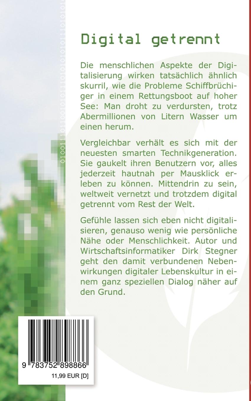 Rückseite: 9783752898866 | Trennungsgedanken | Dirk Stegner | Taschenbuch | 136 S. | Deutsch