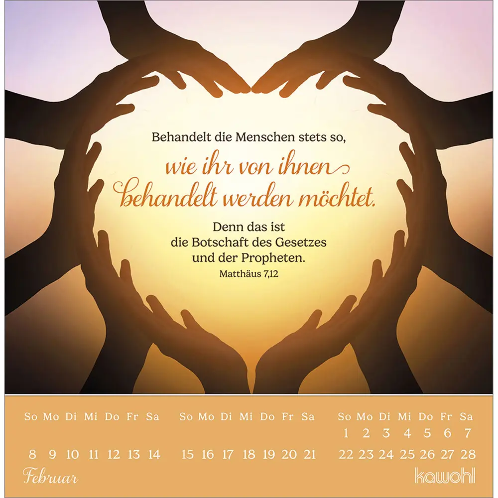 Bild: 9783754878866 | Lieblingsworte für dich 2026 | Postkartenkalender mit Bibelworten