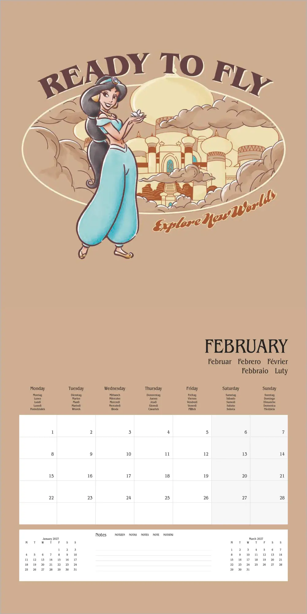 Bild: 5063457078966 | DISNEY PRINCESS 2027 | Neumann Verlage GmbH &amp; Co KG | Kalender | 14 S.
