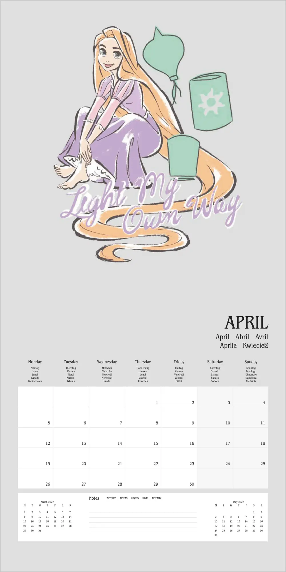 Bild: 5063457078966 | DISNEY PRINCESS 2027 | Neumann Verlage GmbH &amp; Co KG | Kalender | 14 S.
