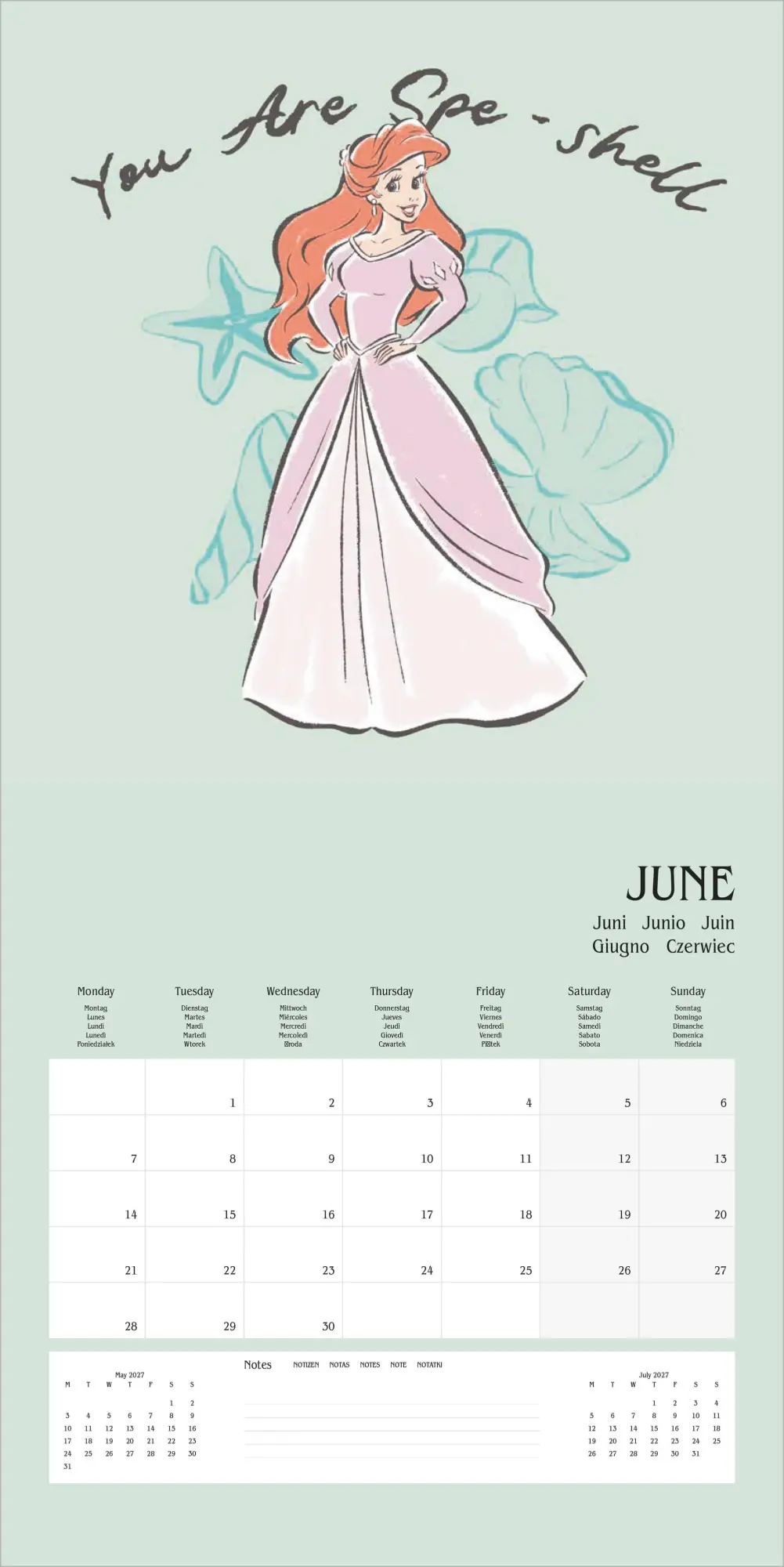 Bild: 5063457078966 | DISNEY PRINCESS 2027 | Neumann Verlage GmbH &amp; Co KG | Kalender | 14 S.