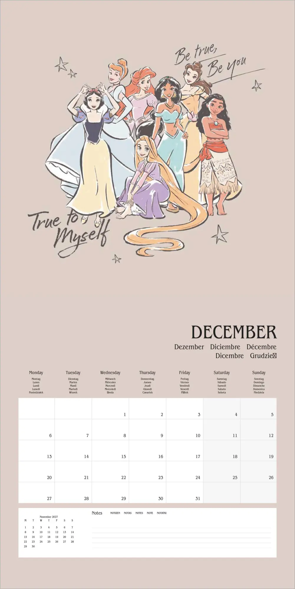 Bild: 5063457078966 | DISNEY PRINCESS 2027 | Neumann Verlage GmbH &amp; Co KG | Kalender | 14 S.