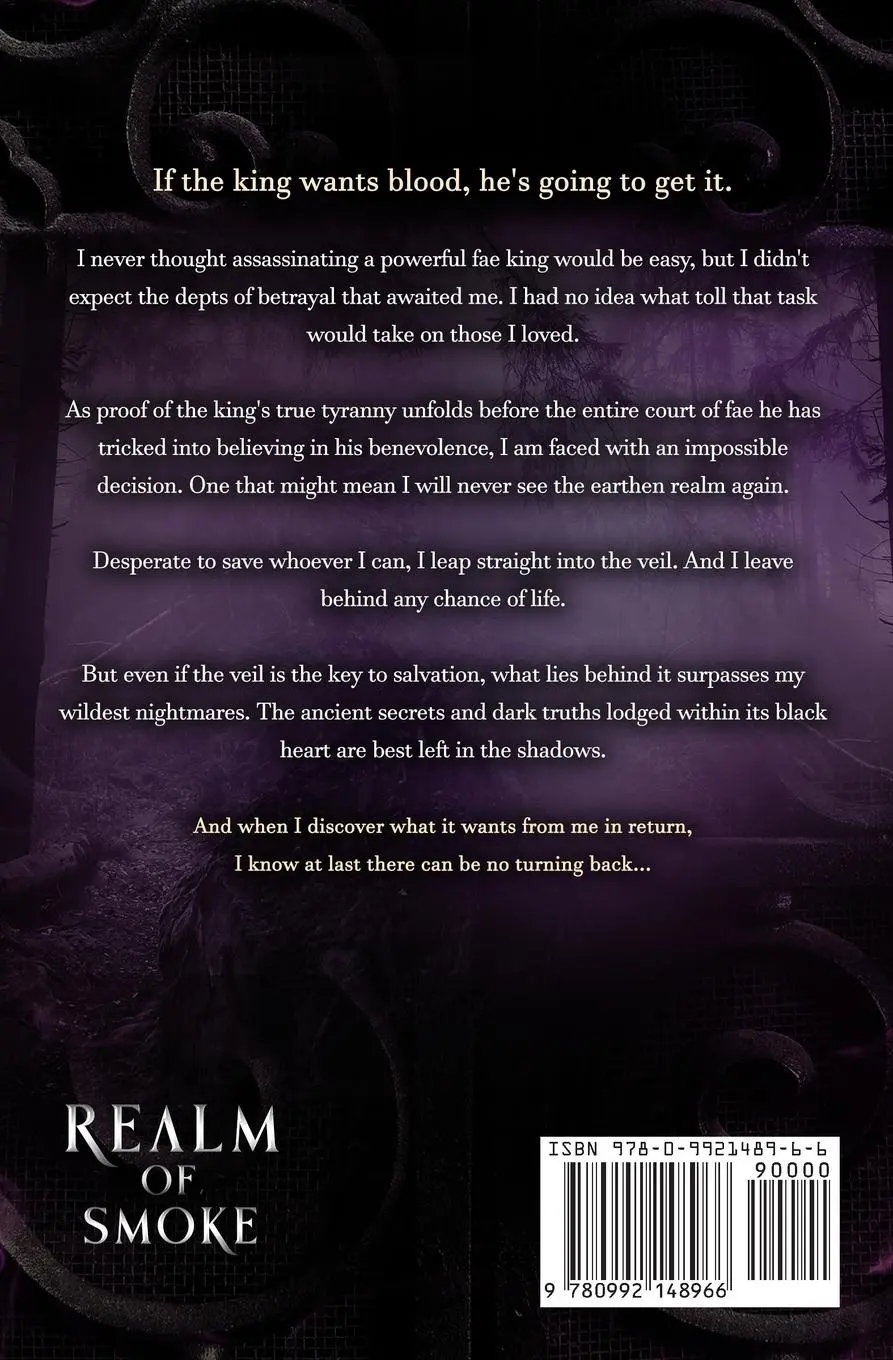 Rückseite: 9780992148966 | Realm of Smoke | an enemies to lovers fae fantasy | Thea Atkinson