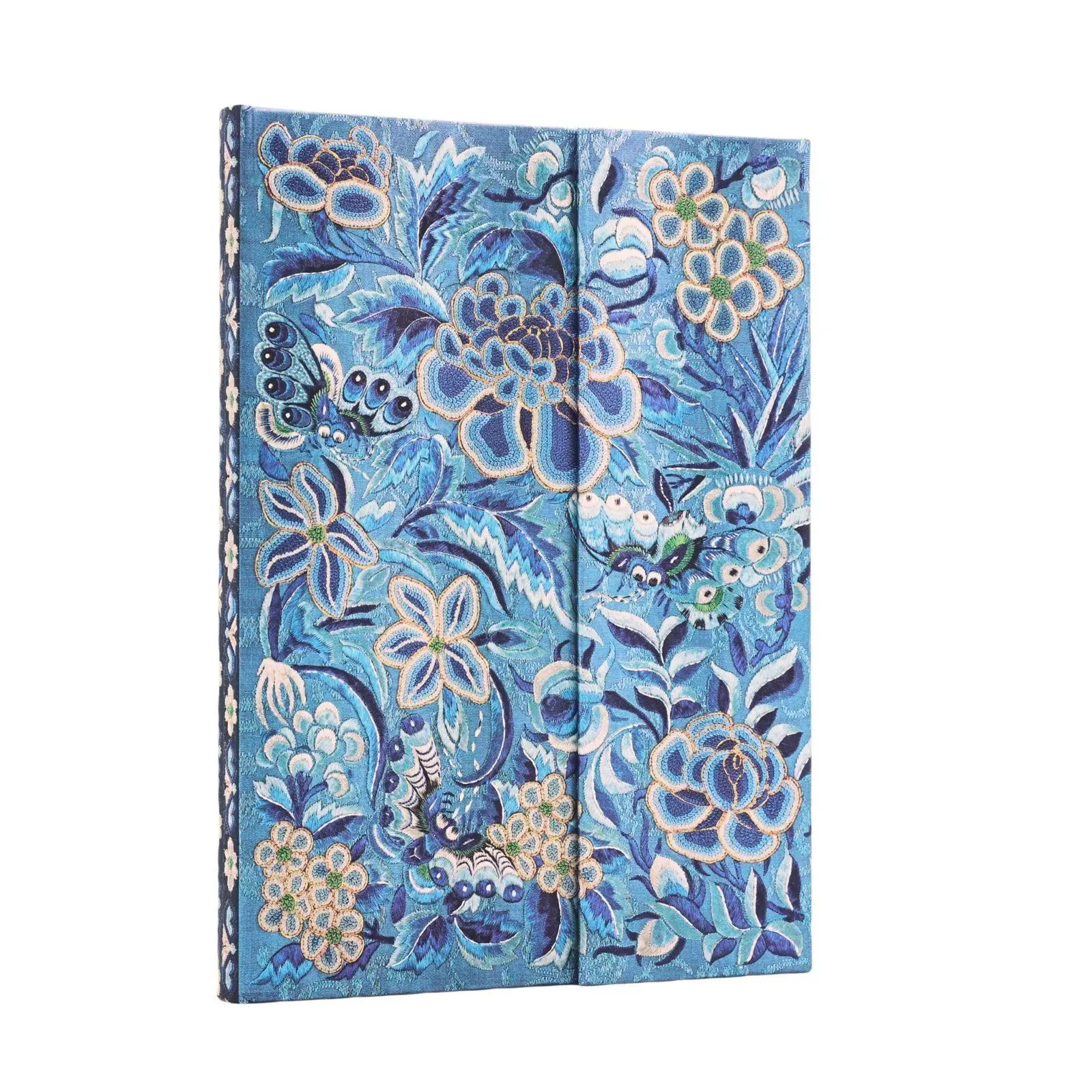 Cover: 9781439798966 | Blue Willow (Celebrate Hanfu) Midi Unlined Hardcover Journal (Wrap...