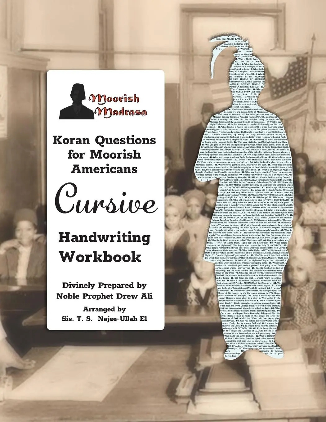 Cover: 9781952828966 | Koran Questions for Moorish Americans Cursive Handwriting Workbook