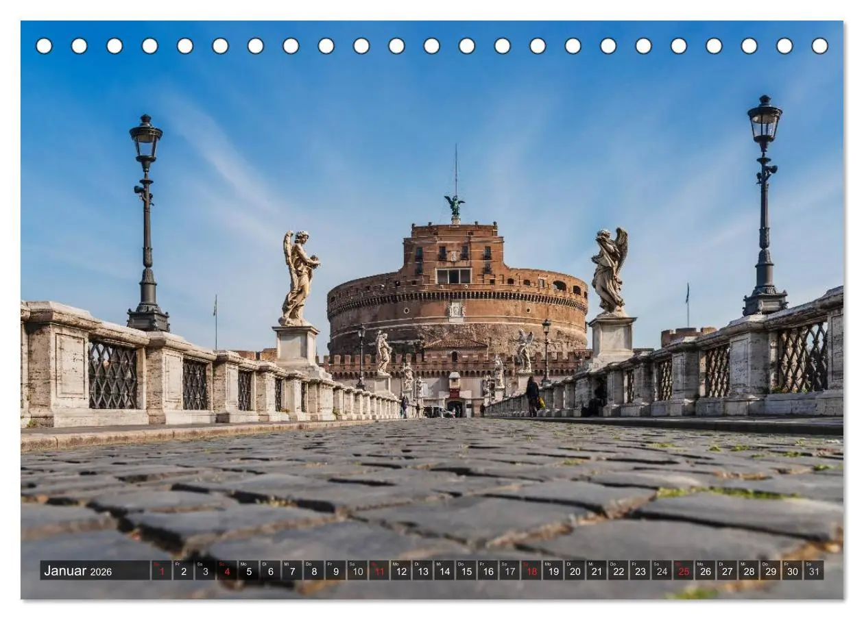 Bild: 9783516198966 | Ein Wochenende in Rom (Tischkalender 2026 DIN A5 quer), CALVENDO...