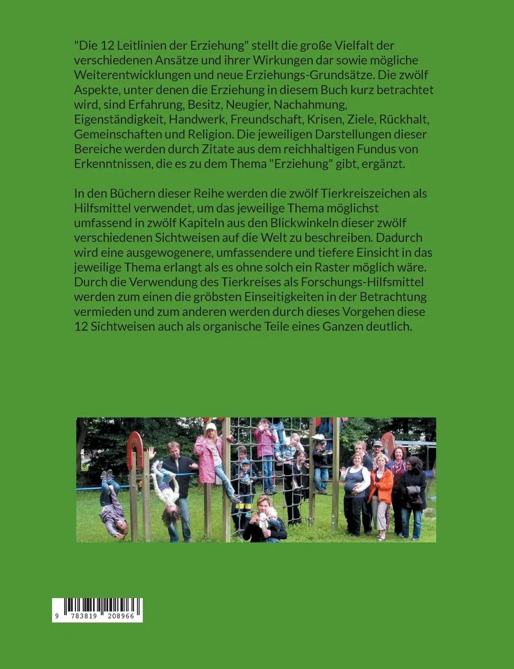 Rückseite: 9783819208966 | Die 12 Leitlinien der Erziehung | Entwürfe für die Zukunft - Band 13