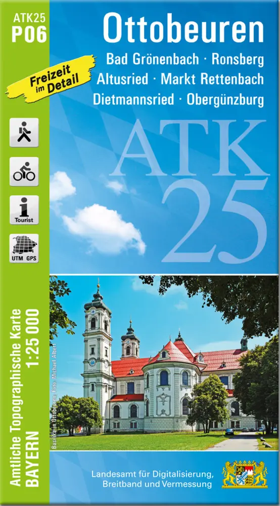 Cover: 9783899338966 | ATK25-P06 Ottobeuren (Amtliche Topographische Karte 1:25000) | Gefalzt
