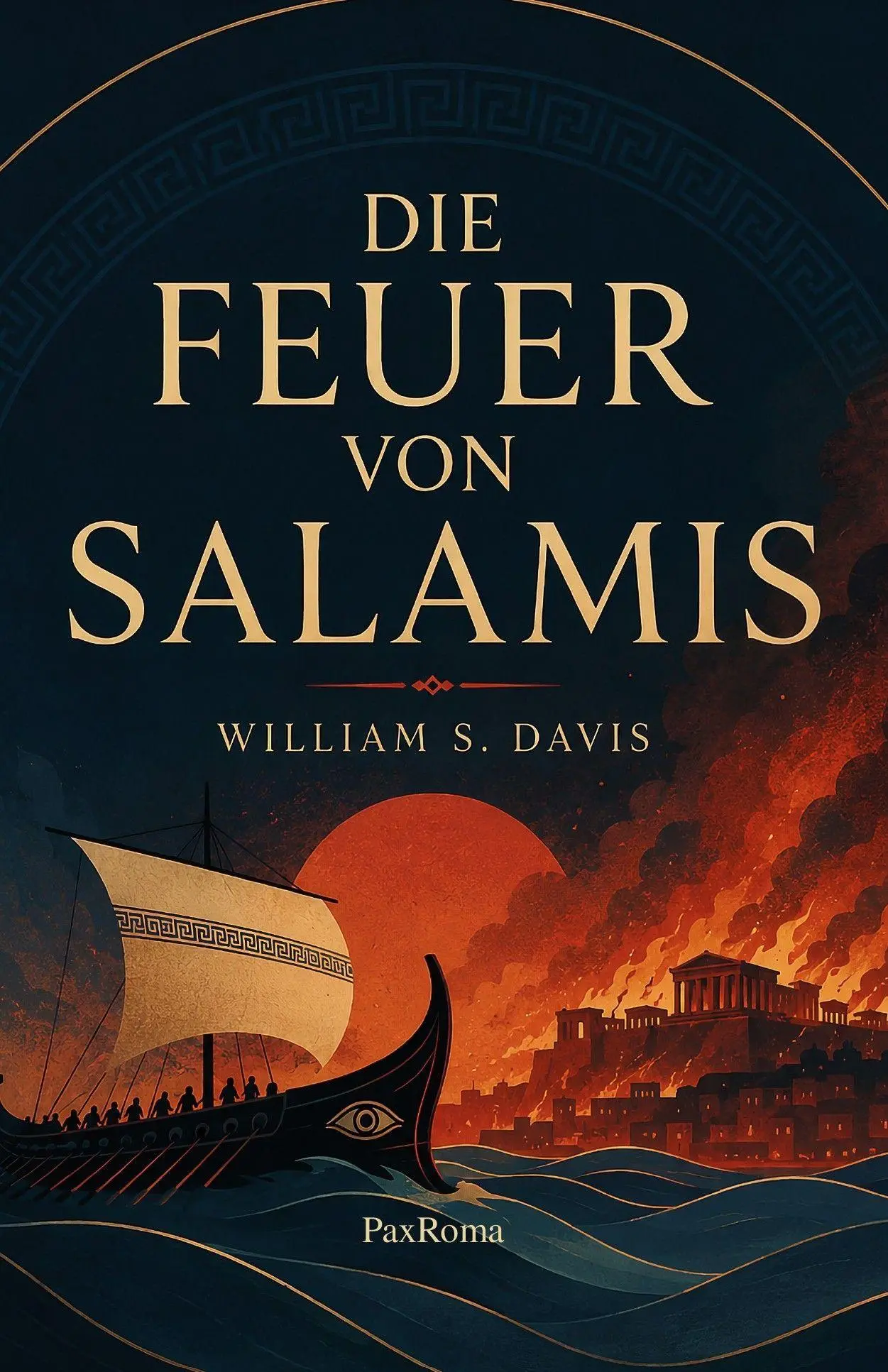 Cover: 9783912028966 | Die Feuer von Salamis | Ein Roman vom Kampf um Griechenland | Davis