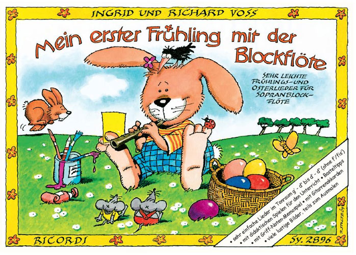 Cover: 9790204228966 | Mein erster Frühling mit der Sopranblockflöte (mit Text) | Voss | Buch