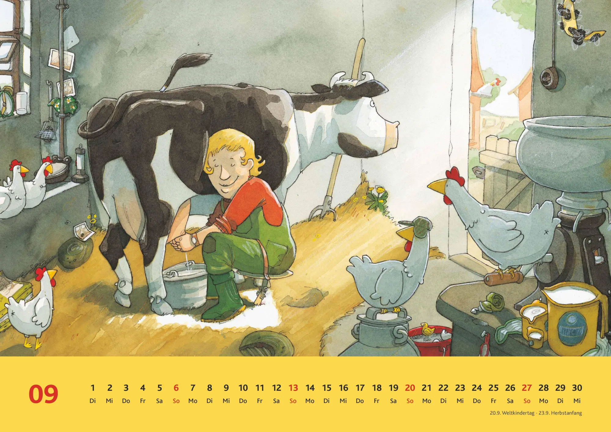 Bild: 4069095009066 | Die Kuh Lieselotte 2026 - Erfunden und illustriert von Alexander...