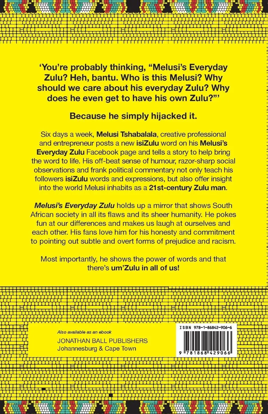 Rückseite: 9781868429066 | MELUSI'S EVERYDAY ZULU | There is um'zulu in all of us | Tshabalala