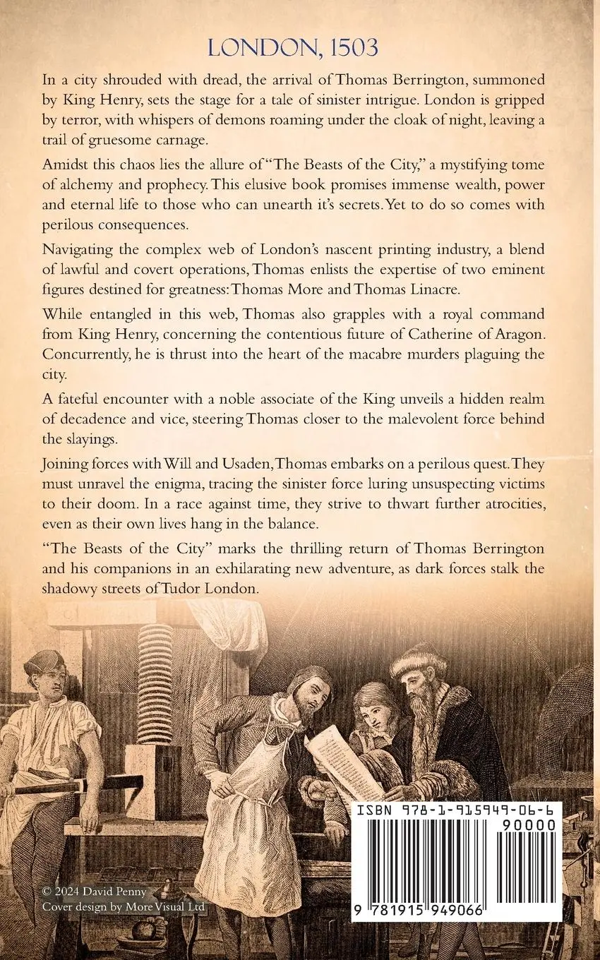 Rückseite: 9781915949066 | The Beasts of the City | David Penny | Taschenbuch | Englisch | 2024