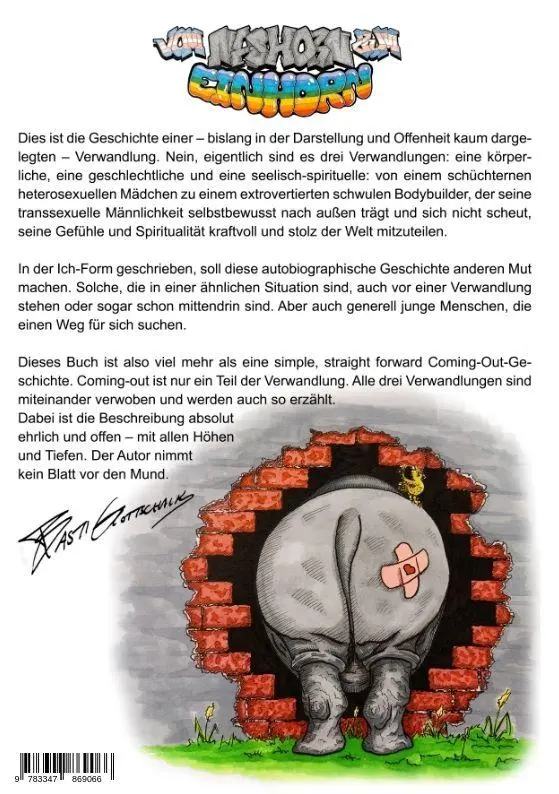 Rückseite: 9783347869066 | Vom Nashorn zum Einhorn | Meine Verwandlung | Basti Gottschalk | Buch
