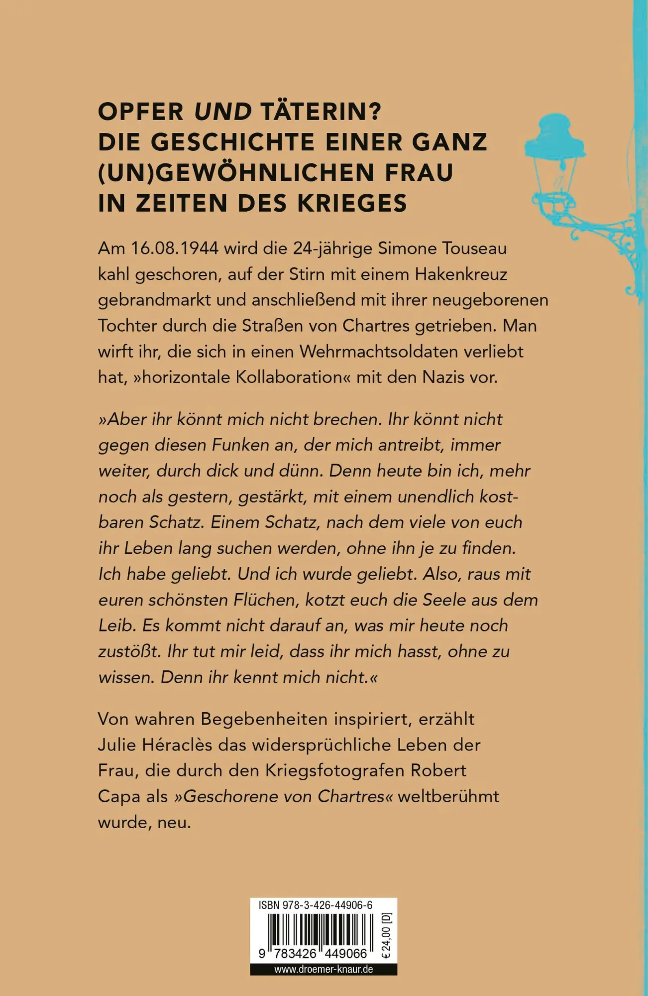 Rückseite: 9783426449066 | Ihr kennt mich nicht | Julie Héraclès | Buch | 368 S. | Deutsch | 2024