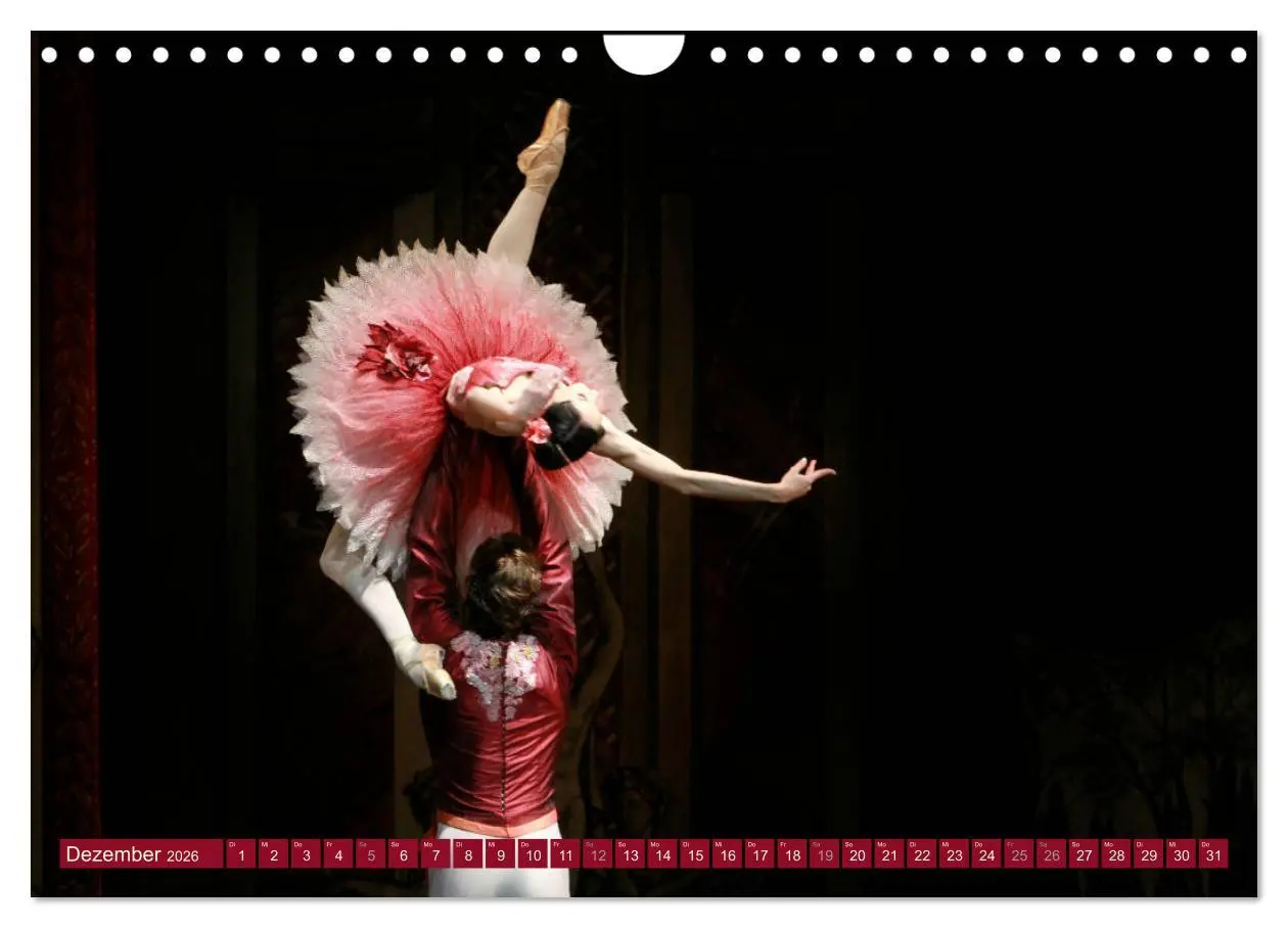 Bild: 9783457689066 | Ballett Bühne (Wandkalender 2026 DIN A4 quer), CALVENDO Monatskalender