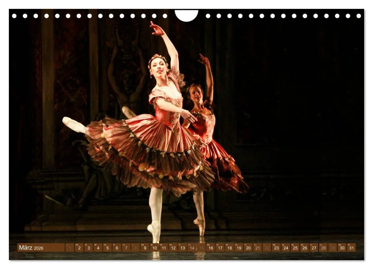 Bild: 9783457689066 | Ballett Bühne (Wandkalender 2026 DIN A4 quer), CALVENDO Monatskalender