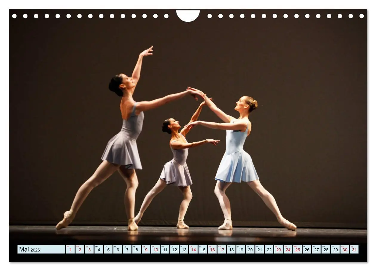 Bild: 9783457689066 | Ballett Bühne (Wandkalender 2026 DIN A4 quer), CALVENDO Monatskalender