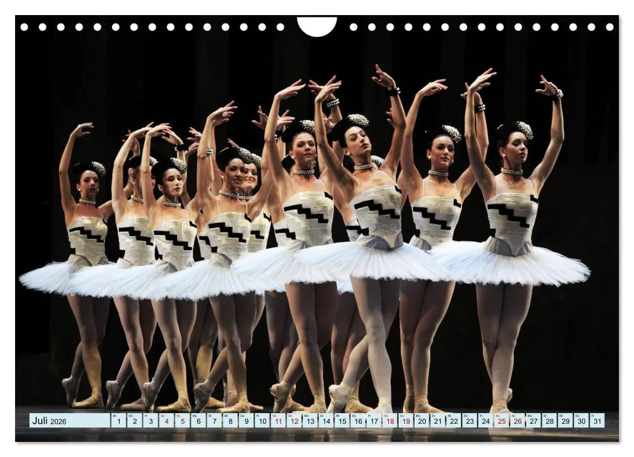 Bild: 9783457689066 | Ballett Bühne (Wandkalender 2026 DIN A4 quer), CALVENDO Monatskalender