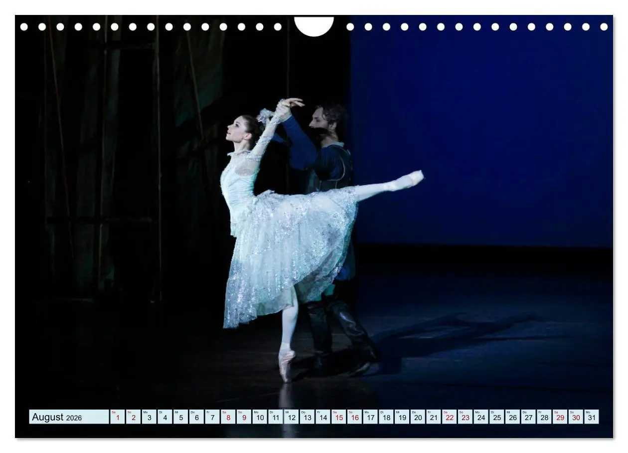 Bild: 9783457689066 | Ballett Bühne (Wandkalender 2026 DIN A4 quer), CALVENDO Monatskalender