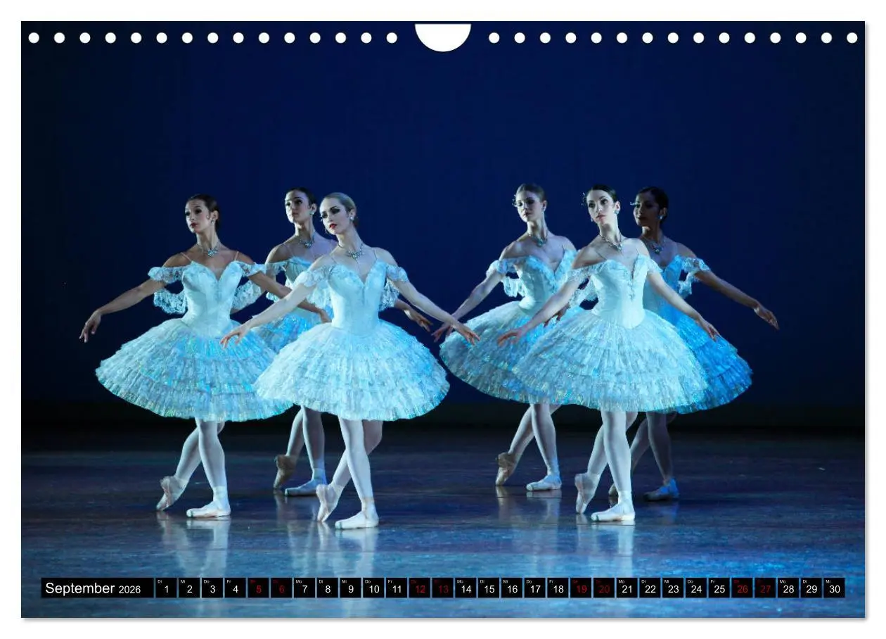 Bild: 9783457689066 | Ballett Bühne (Wandkalender 2026 DIN A4 quer), CALVENDO Monatskalender