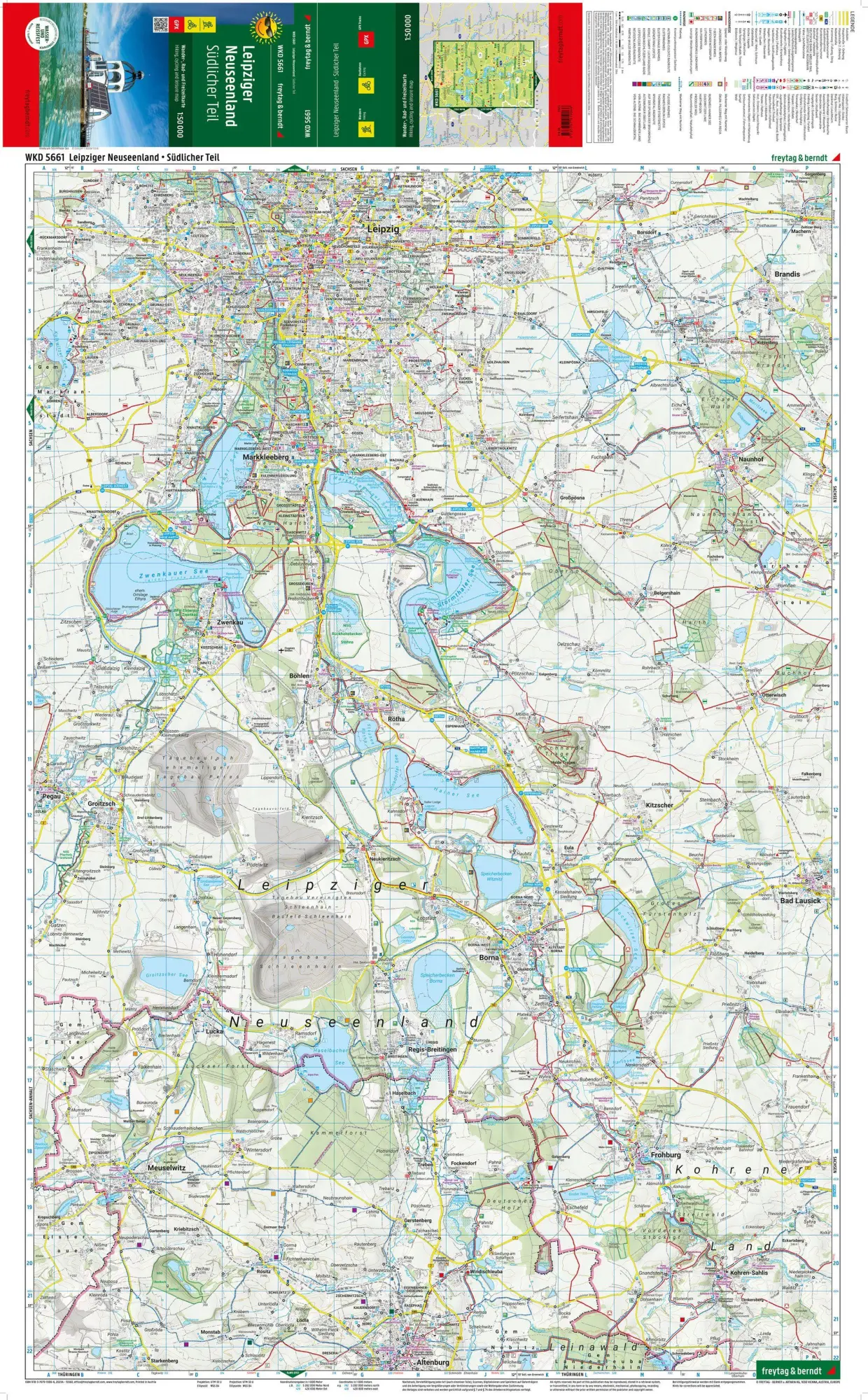 Bild: 9783707919066 | freytag &amp; berndt Wanderkarte WKD 5661 Leipziger Neuseenland -...