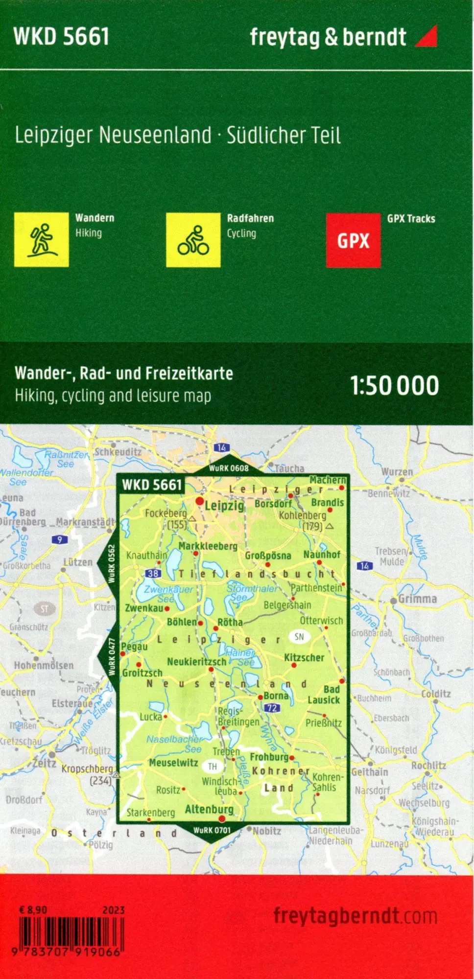 Bild: 9783707919066 | freytag &amp; berndt Wanderkarte WKD 5661 Leipziger Neuseenland -...