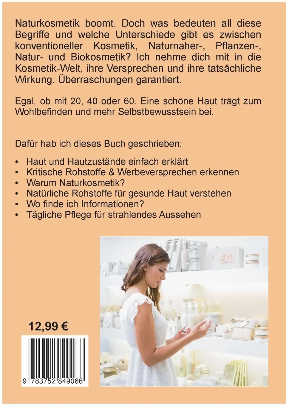 Rückseite: 9783752849066 | Wegweiser durch die Kosmetikwelt | Von Natur aus schön | Marianne Nick