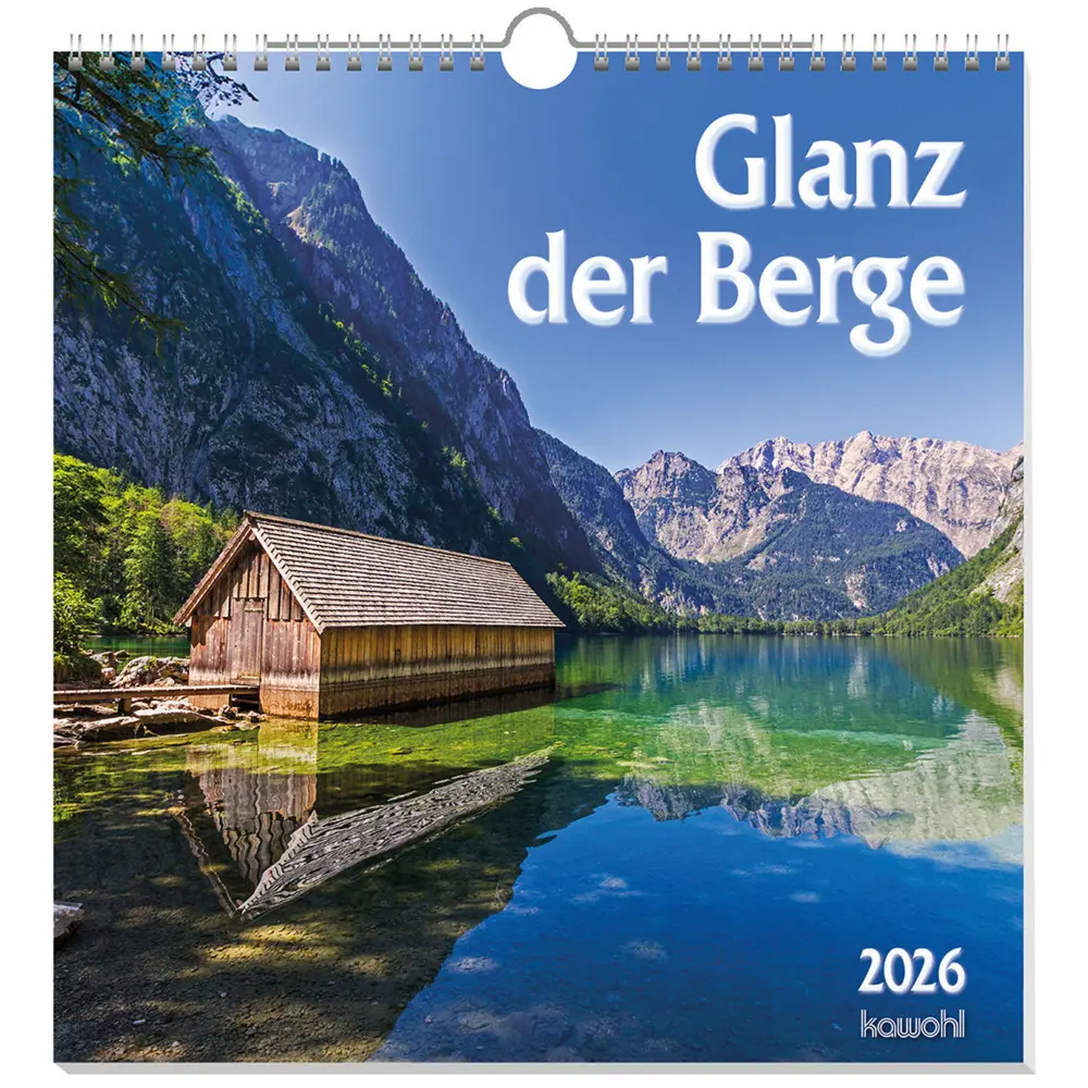 Cover: 9783754829066 | Glanz der Berge 2026 | Wandkalender mit Bergbildern und Bibelworten