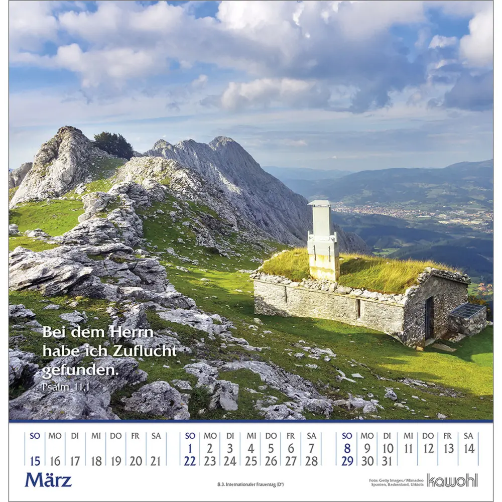 Bild: 9783754829066 | Glanz der Berge 2026 | Wandkalender mit Bergbildern und Bibelworten