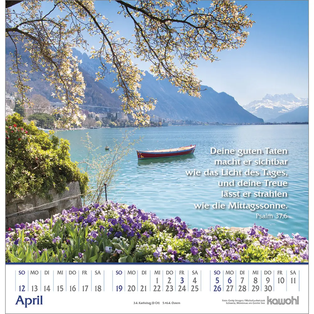 Bild: 9783754829066 | Glanz der Berge 2026 | Wandkalender mit Bergbildern und Bibelworten