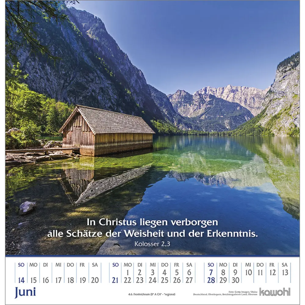 Bild: 9783754829066 | Glanz der Berge 2026 | Wandkalender mit Bergbildern und Bibelworten